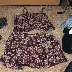 Pacsun 2 piece floral set